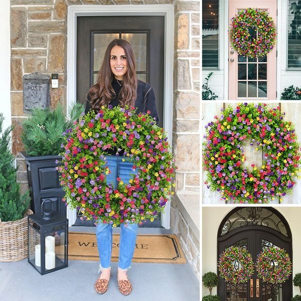 💐🎉 Geraniums basket Wreaths💐(🎁Easter Hot Sale🎁)