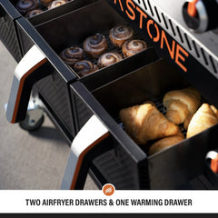 Blackstone 4-Burner 36" Propane Outdoor Griddle with Air Fryer + Hood + FREE Full BBQ Set – All in One Deal!