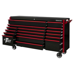 Extreme Tools Rx Series Roller Cabinet 72" X 30" Black