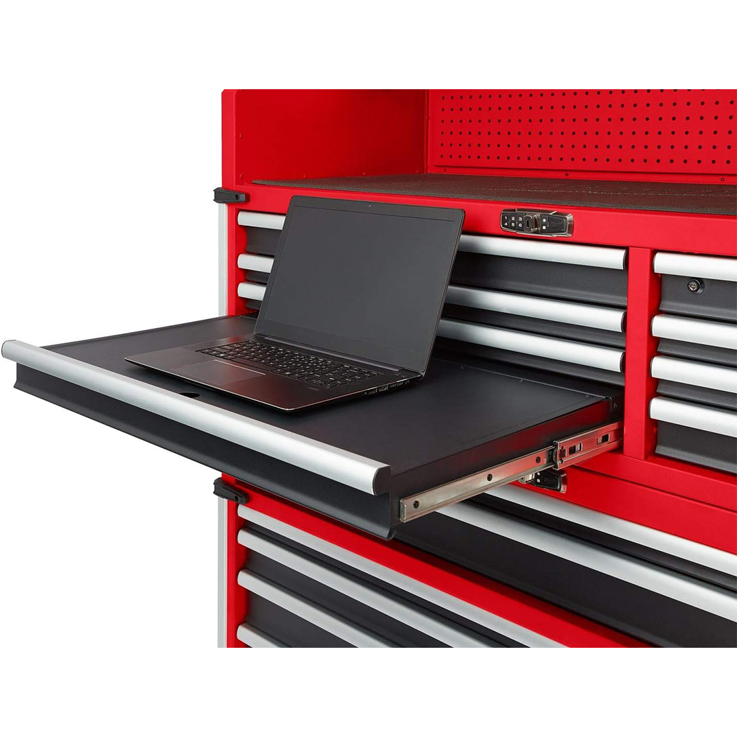 Milwaukee 56" Premium 18-Drawer Tool Box Chest and Cabinet Combo with Electronic Keypad Lock