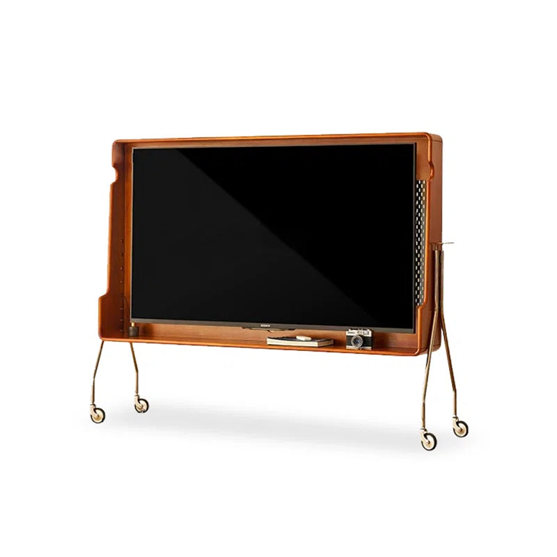 Solid Wood Paderna Media Console（mobile TV stand） +Samsung 75” Class DU7200 Series 4K Smart Tizen TV