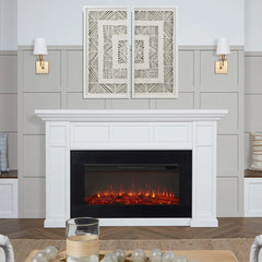 Alcott 75" Landscape Electric Fireplace by Real Flame