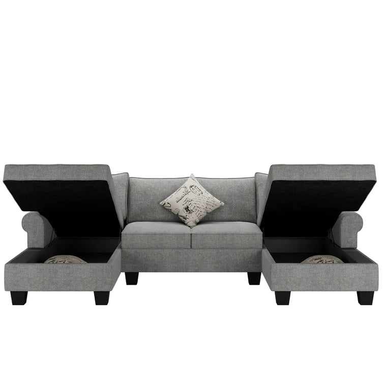 116" Wide Left Hand Facing Modular Sofa & Chaise