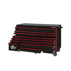 Extreme Tools Rx Series Roller Cabinet 72" X 30" Black