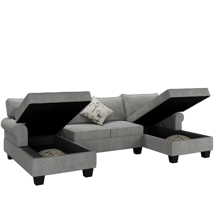116" Wide Left Hand Facing Modular Sofa & Chaise