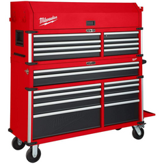 Milwaukee 56" Premium 18-Drawer Tool Box Chest and Cabinet Combo with Electronic Keypad Lock