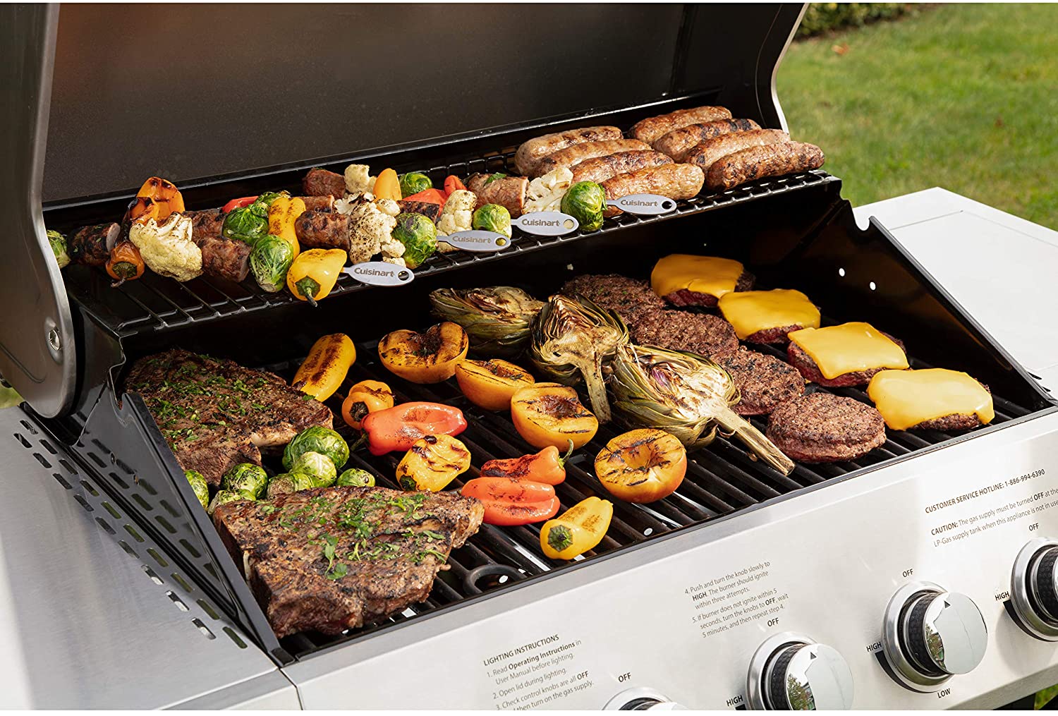 Cuisinart CGG-8500 Side Five Burner Gas Grill