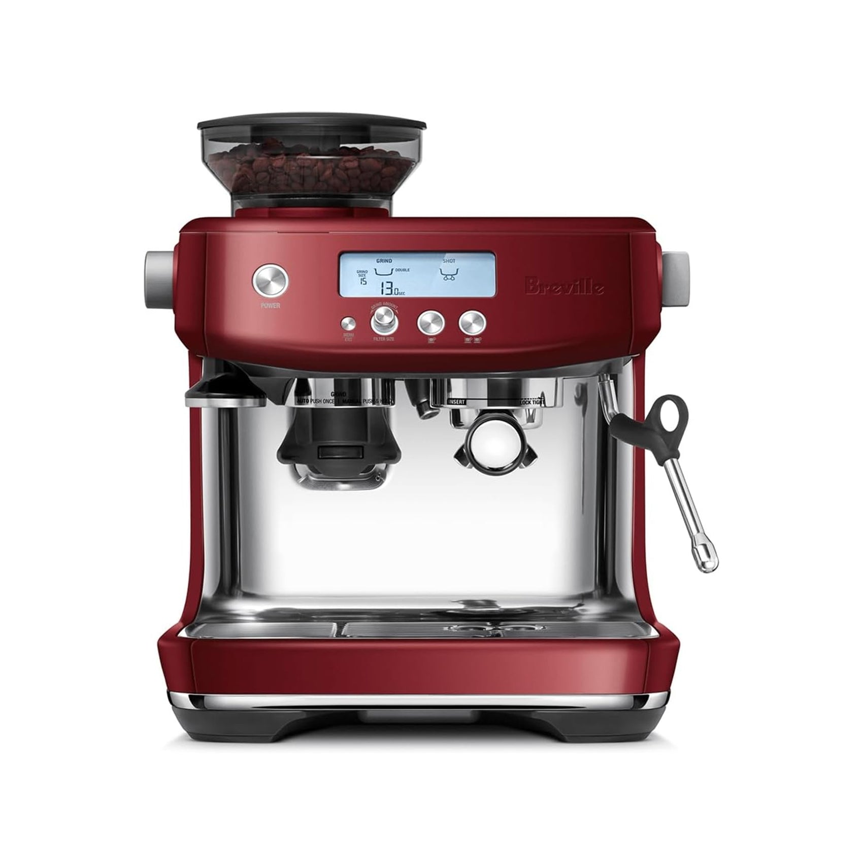 Breville Barista Pro Espresso Machine BES878BSS, Brushed Stainless Steel
