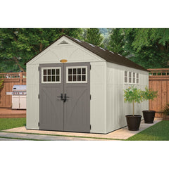 Tremont Outdoor 8 ft. W x 16 ft. D Plastic Storage Shed