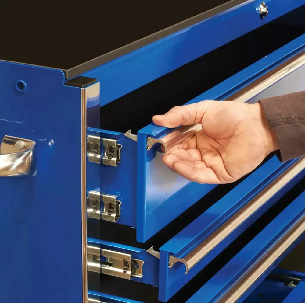 EXTREME TOOLS RX Series 55" 12 Drawer Roller with Cabinets and Saddlebags