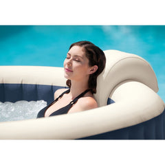 Intex 6 - Person 170 - Jet Vinyl Round Inflatable Hot Tub in Dark Blue