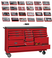 Teng Tools 665-Piece 67" Wide Juggernaut SAE Tool Kit - TCW813UNBK-SAE