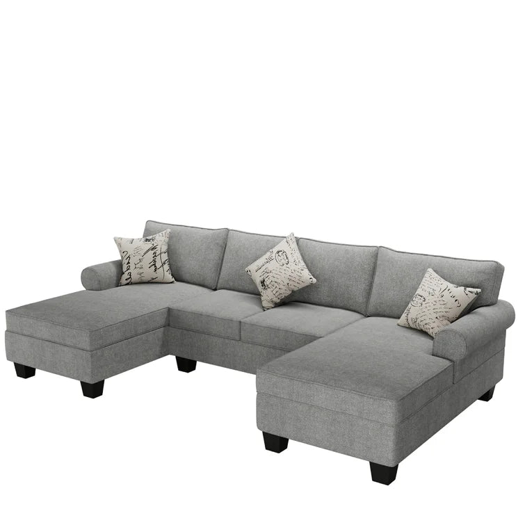 116" Wide Left Hand Facing Modular Sofa & Chaise
