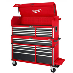 Milwaukee 56" Premium 18-Drawer Tool Box Chest and Cabinet Combo with Electronic Keypad Lock