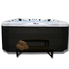 American Spas 7 - Person 56 - Jet Acrylic Square Hot Tub with Ozonator and Built-In Speaker