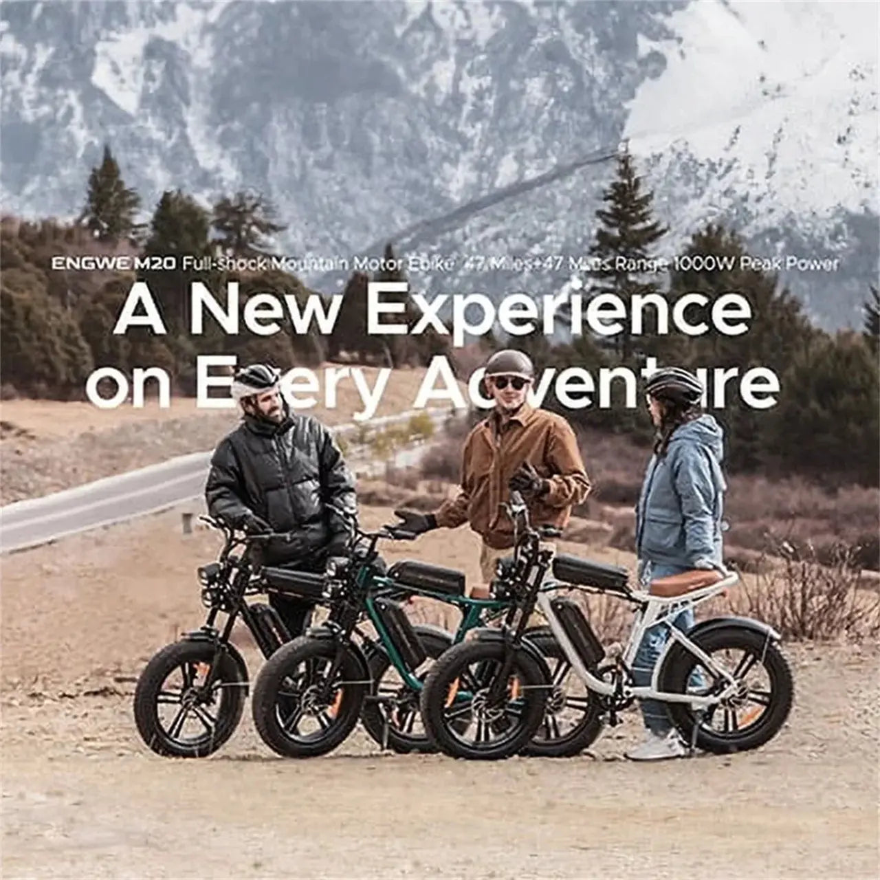 AKEZ Electric Bike for Adults - 1000W 28mph Moped Ebike with 48V 13A Removable Battery, Up to 94 Miles All Terrain Off Road E-Bike with 20*4.0" Fat Tire,Full Suspension,7-Speed UL Certified