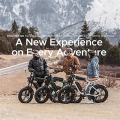 AKEZ Electric Bike for Adults - 1000W 28mph Moped Ebike with 48V 13A Removable Battery, Up to 94 Miles All Terrain Off Road E-Bike with 20*4.0" Fat Tire,Full Suspension,7-Speed UL Certified
