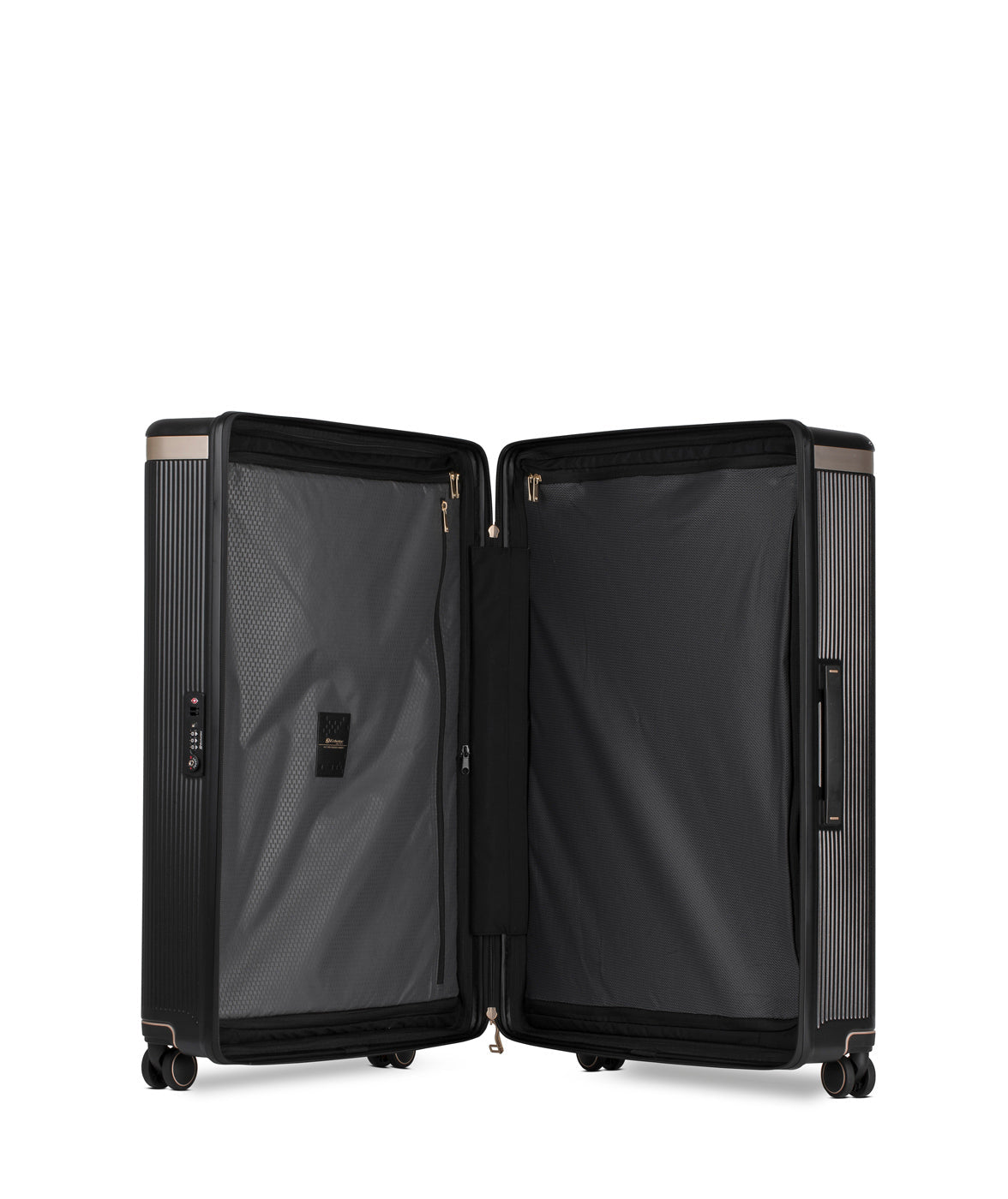 Dynasty 3 piece Suitcase Set, Black