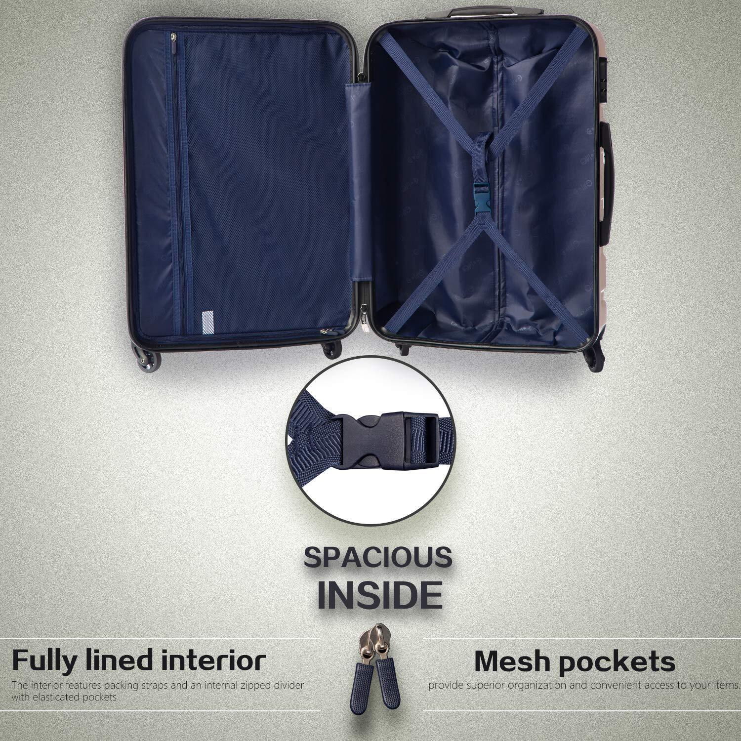 Luggage 3 Piece SetApricot White