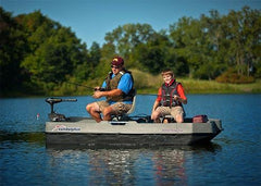 SPORTSMAN 8 2 Person Fishing Boat LENGTH 103″ (262cm) WIDTH 48″ (122cm) CAPACITY 515lbs (234kg) WEIGHT 100lbs. (45kg)