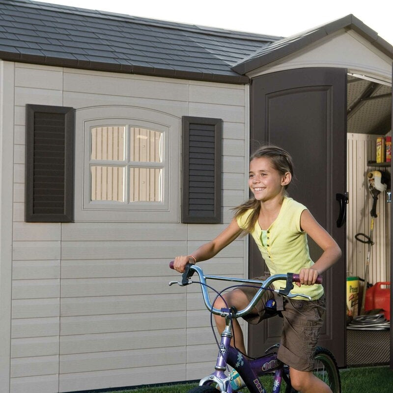 15 ft. x 8 ft. Double Door Storage Shed