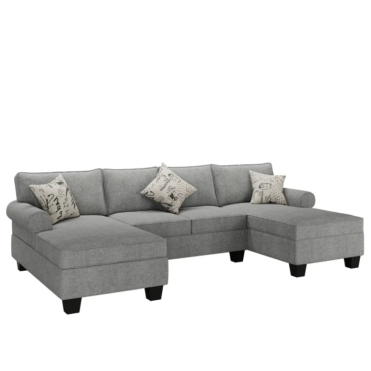 116" Wide Left Hand Facing Modular Sofa & Chaise