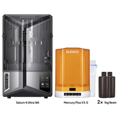 Saturn 4 Ultra 16K Complete Bundle - Mercury Plus V3.0 & Resin