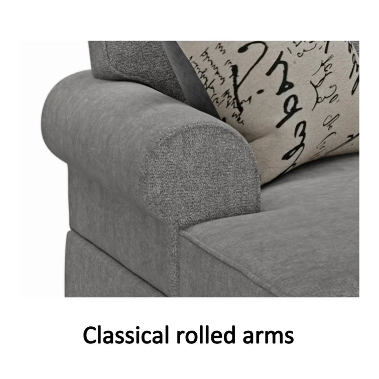 116" Wide Left Hand Facing Modular Sofa & Chaise