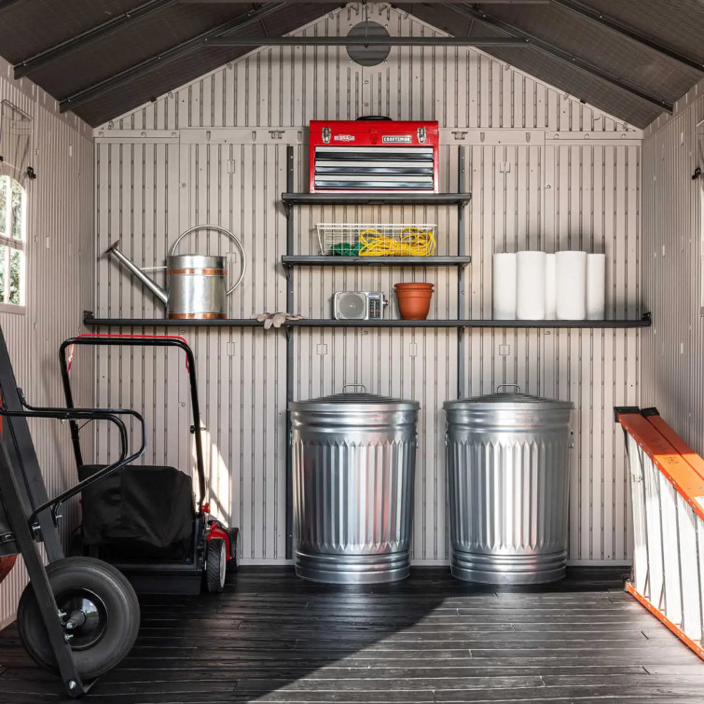 Lifetime 8 ft. x 12.5 ft. High Density Reinforced Structure Outdoor Storage Shed