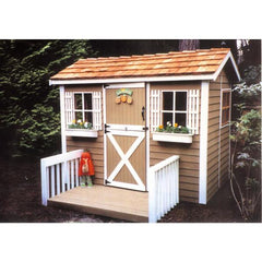 Cabana 9 ft. x 6 ft. Western Red Cedar Garden Shed