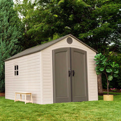 Lifetime 8 ft. x 12.5 ft. High Density Reinforced Structure Outdoor Storage Shed
