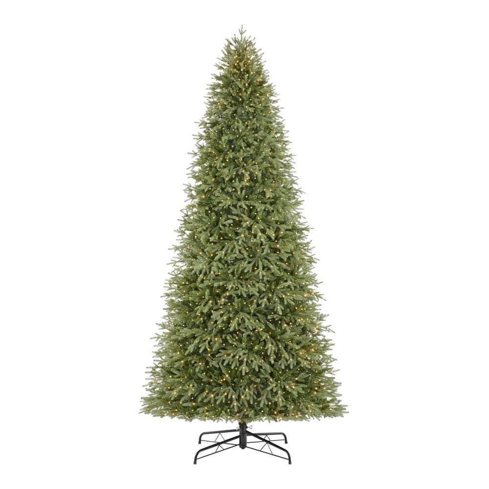 12 ft. Pre-Lit LED Jackson Noble Fir Artificial Christmas Tree
