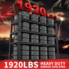 Adjustable Heavy Duty Metal Shelving Unit For Garage,Pantry,Storage,Toolsheds, Warehouses