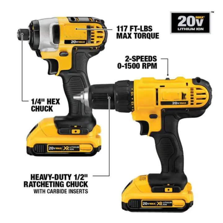 💥Clearance Sale🔥 20-VOLT MAX LITHIUM ION BEST CORDLESS COMBO KIT (24-TOOL)
