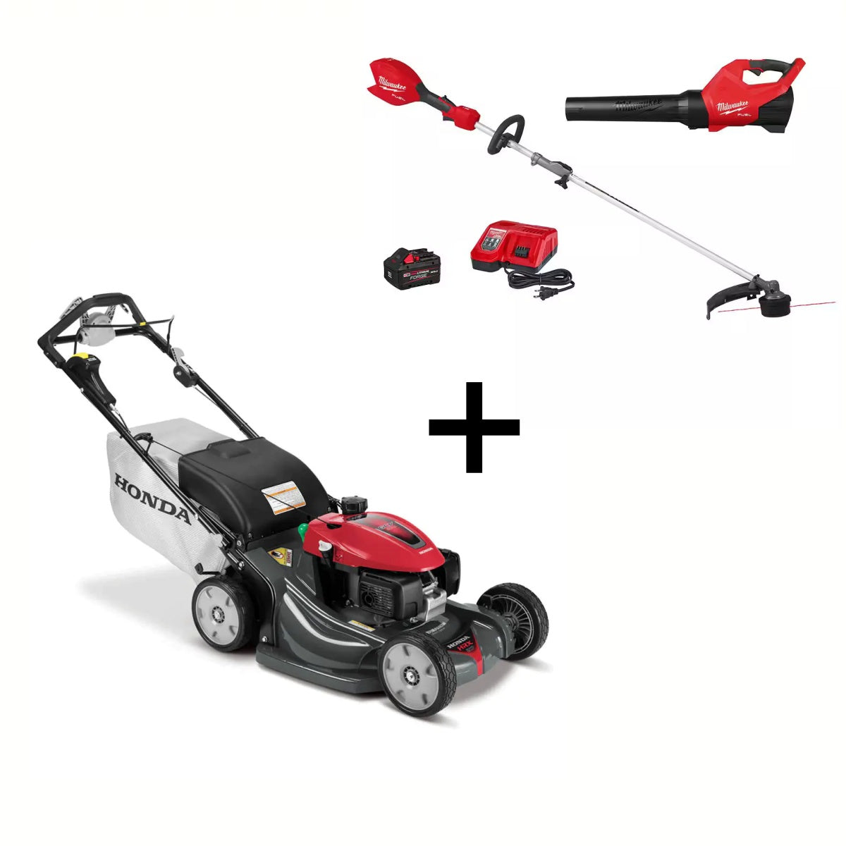 21 In. Nexite Deck Self Propelled 4-in-1 Versamow Hydrostatic Lawn Mower with GCV200 Engine Auto Choke and Roto-stop