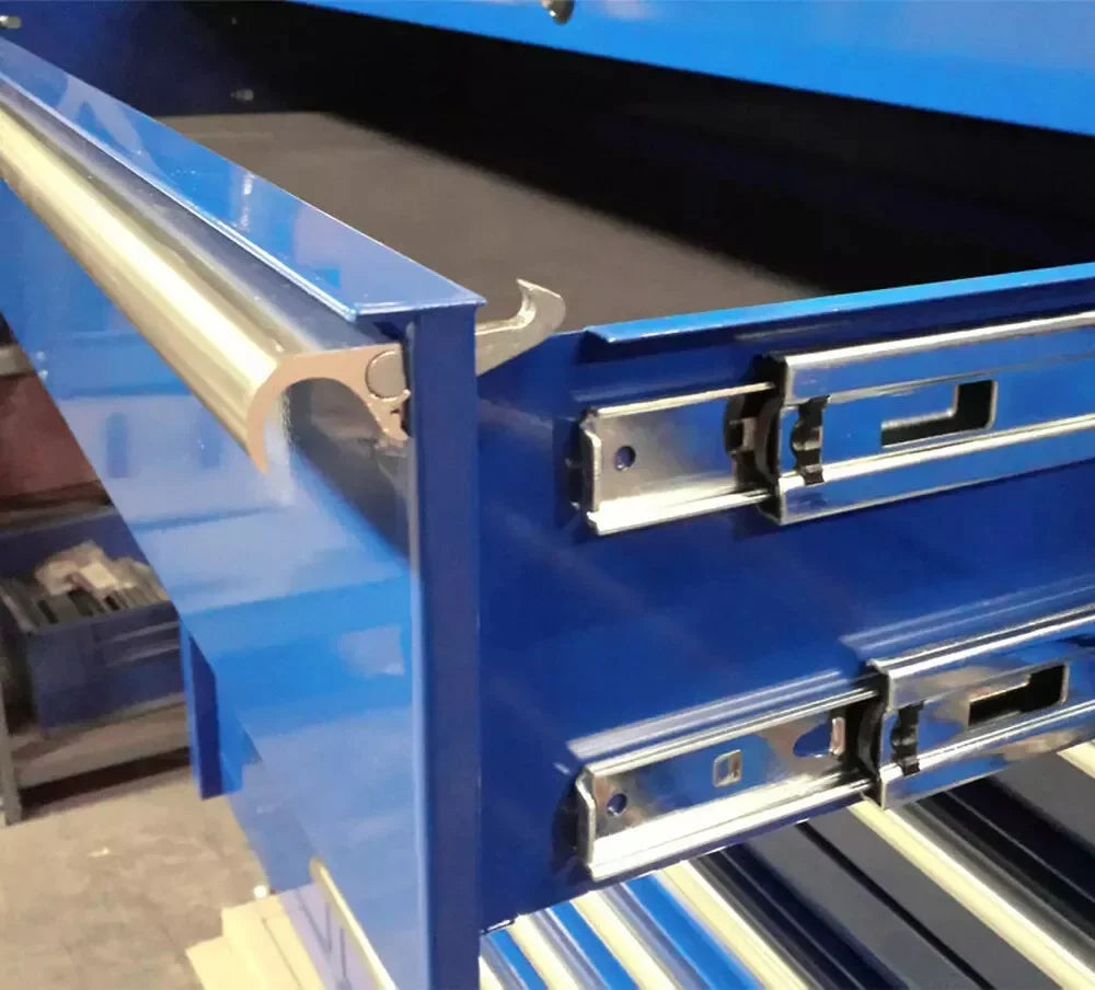 EXTREME TOOLS RX Series 55" 12 Drawer Roller with Cabinets and Saddlebags