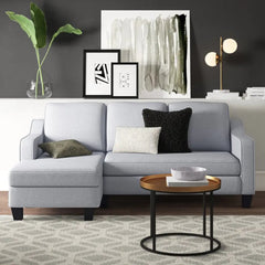 Liberty 84' Wide Reversible Sleeper Sofa & Chaise