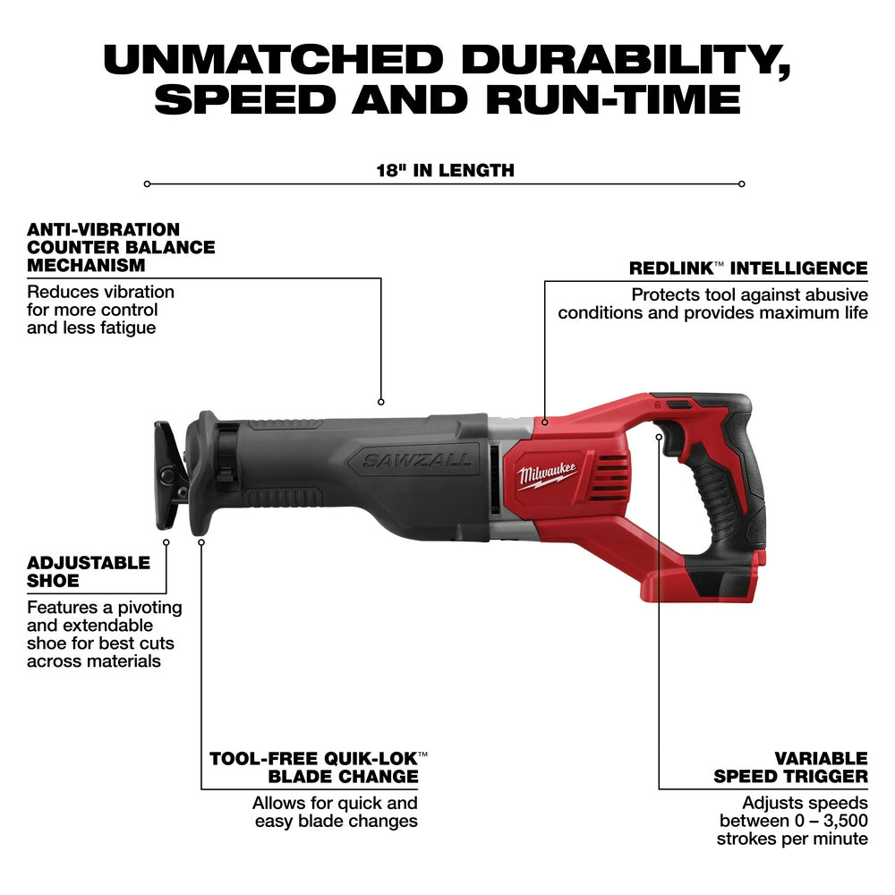 MILWAUKEE 18-VOLT MAX LITHIUM ION BEST CORDLESS COMBO KIT (35-TOOL)