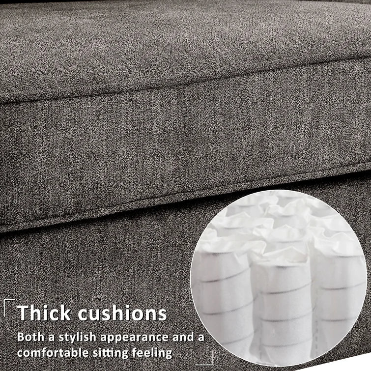 116" Wide Left Hand Facing Modular Sofa & Chaise