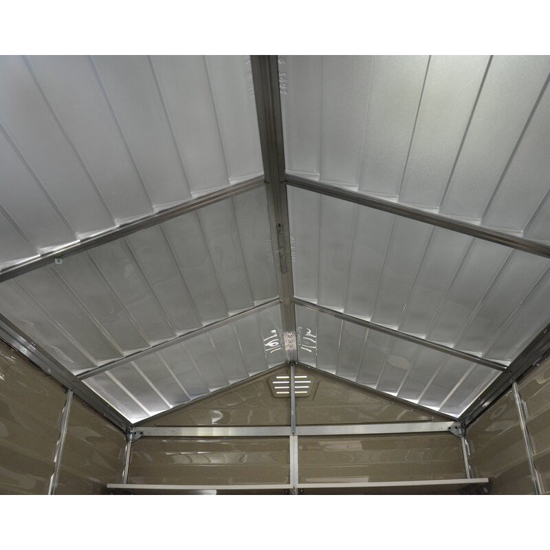 SkyLight? 7 ft. 5 in. W x 17 ft. 3 in. D Plastic Storage Shed