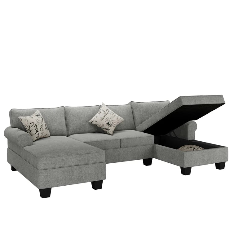 116" Wide Left Hand Facing Modular Sofa & Chaise
