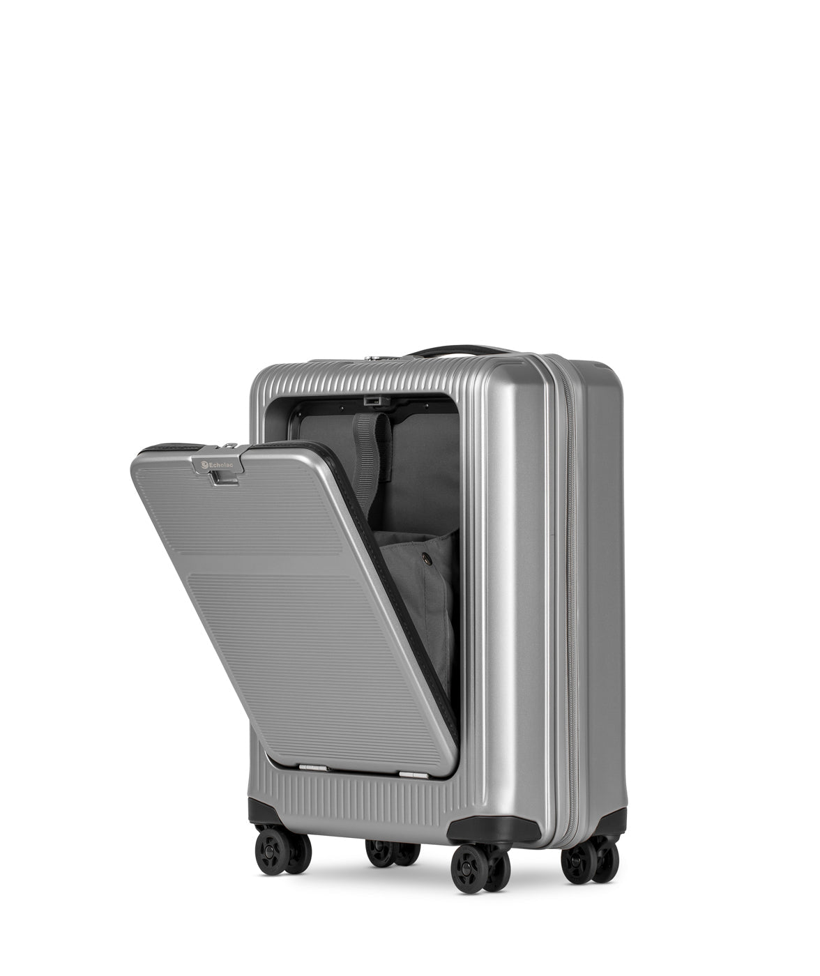 Knight Suitcase, Small 55 cm, Silver