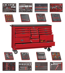 Teng Tools 608-Piece 67" Wide Juggernaut EVA Foam Tool Kit - TCW813UNBK-EVA
