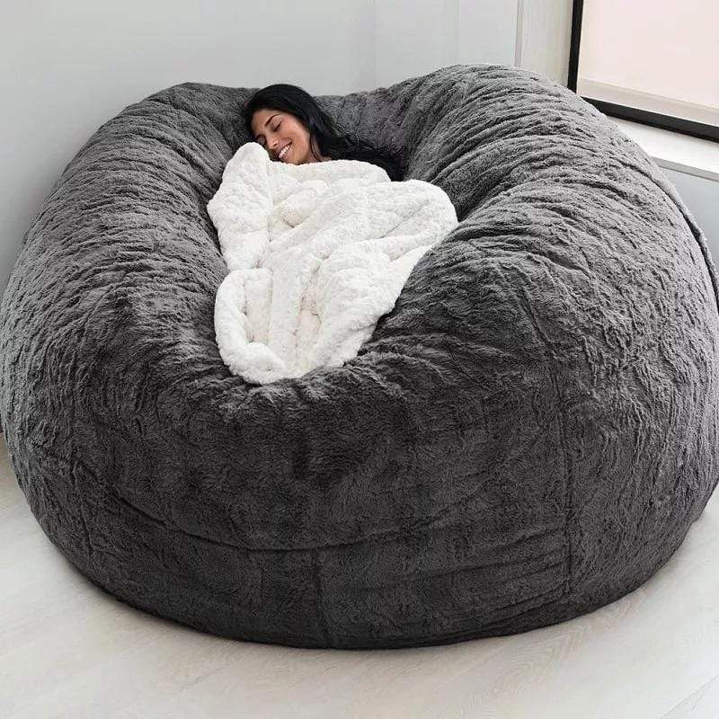 12 COLORS OVERSIZED FUR BEAN BAG [BUY 2 GET 1 FREE CODE: B2G1(ADD 3 ITEMS) || BUY 5 GET 5 FREE CODE: B5G5 (ADD 10 TIEMS)]