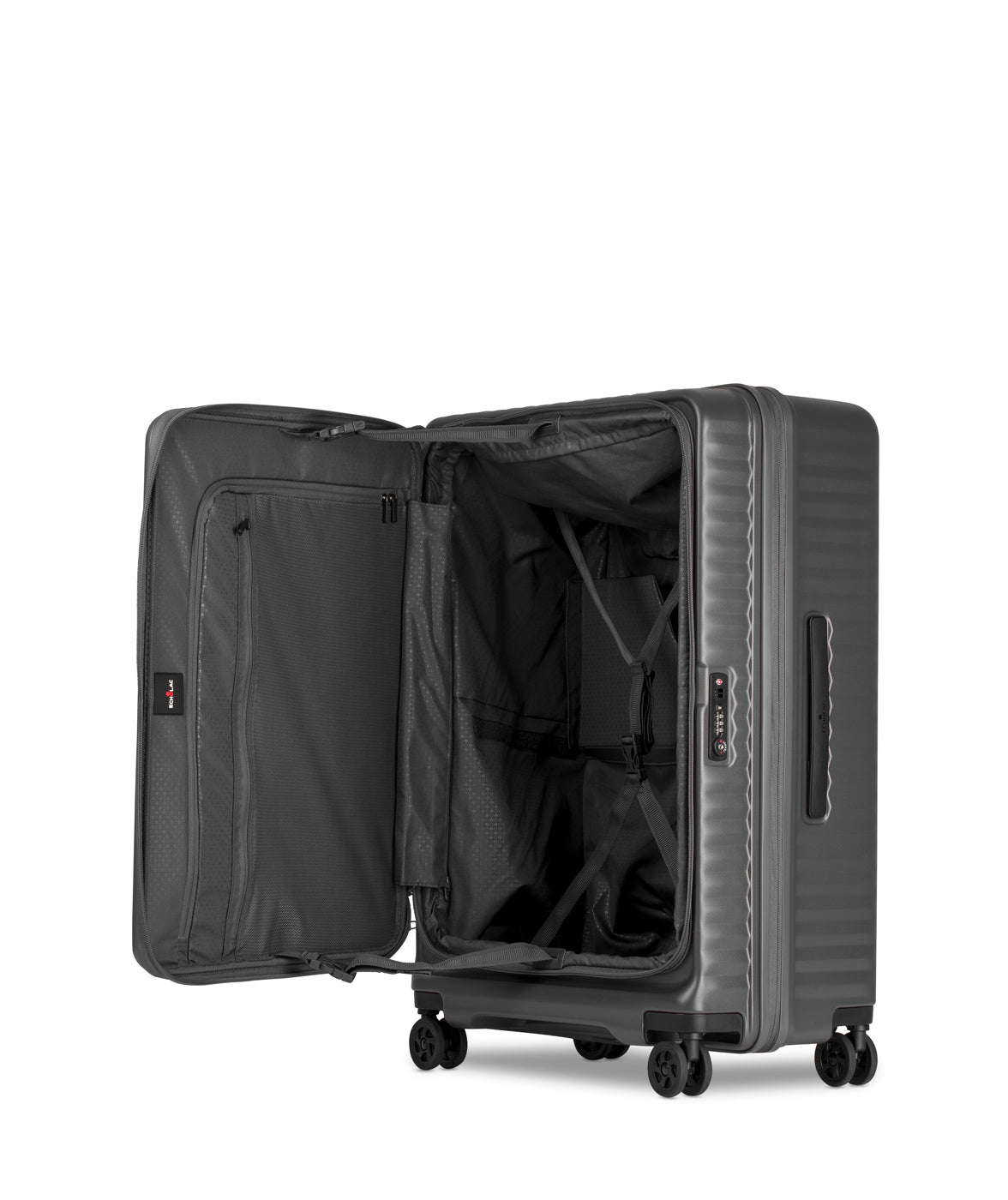 Celestra 3 piece Suitcase Set, Dark Grey