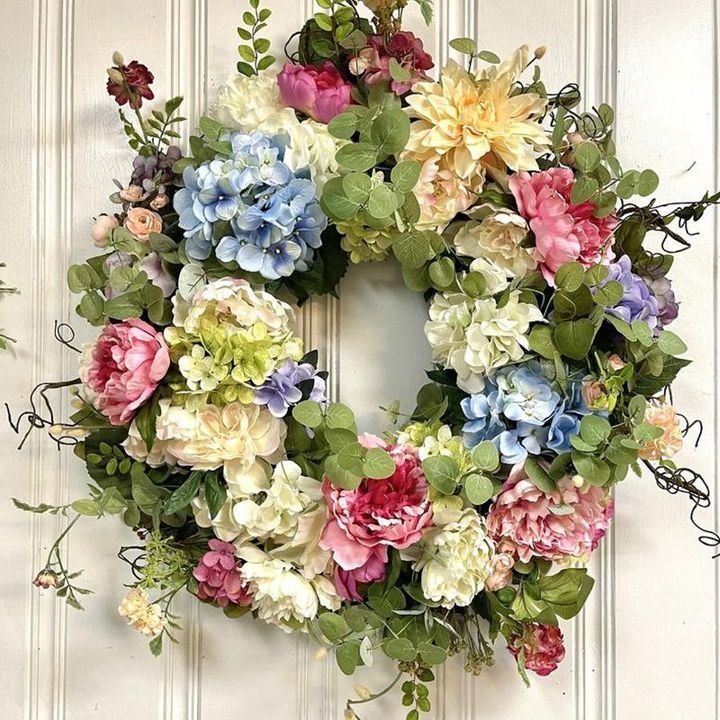 💐🎉 Geraniums basket Wreaths💐(🎁Easter Hot Sale🎁)