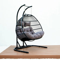 Double Swing Chair with Stand