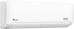 Senville LETO Series Mini Split Air Conditioner Heat Pump, 24000 BTU 208/230V, Inverter, Works with Alexa, SEER2 18, 2 Ton, White