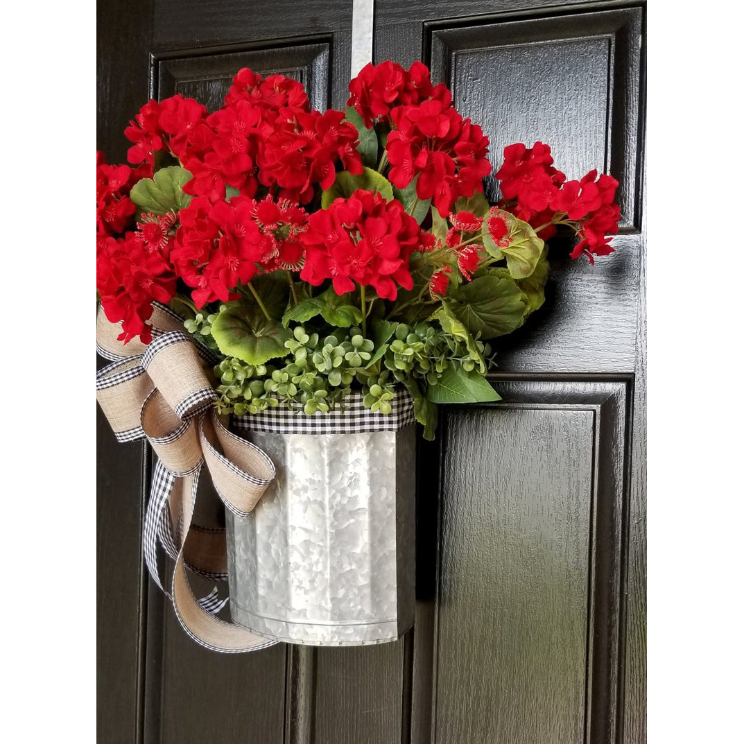 💐🎉 Geraniums basket Wreaths💐(🎁Easter Hot Sale🎁)