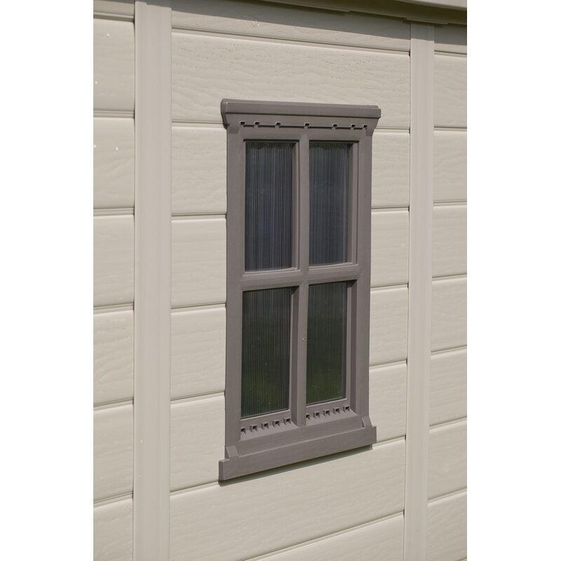 Factor 8 ft. W x 11 ft. D Resin Storage Shed
